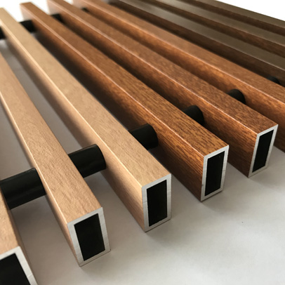 Aluminium imitierendes Holz